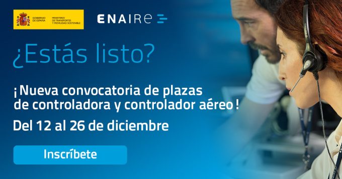 convocatoria de 91 plazas de controlador aéreo en 2023